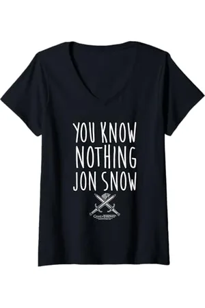 Game of Thrones Damen You Know Nothing T-Shirt mit V-Ausschnitt