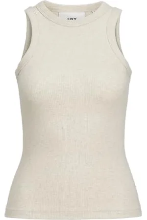 JJXX Damen JXFOREST STR SL Rib TOP JRS NOOS Tanktop, /Detail:Melange, XS