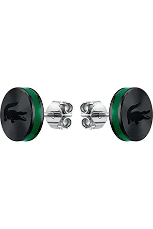 Lacoste Steckerohrringe für Herren Kollektion BASELINE mit Schwarzer Ionenbeschichtung (IP) - 2040086