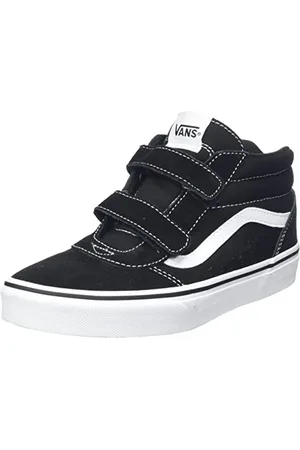 Vans Unisex Jungen Ward Mid V Sneaker, (Suede/Canvas) Black/White, 30 EU