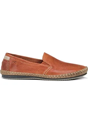 Fluchos Herren Bahamas Mokassins, Orange, Cotto, 44 EU