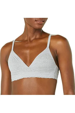 Amazon Damen Ungefütterter Bralette aus Baumwolle und Spitze, , 42