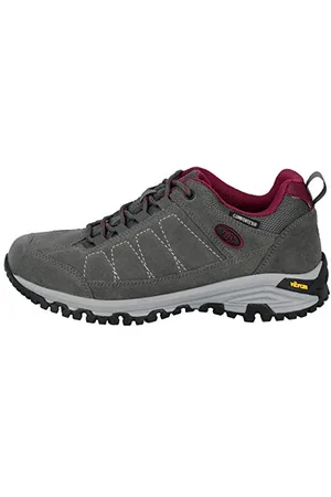 BRUTTING Mount Adams Low Damen Outdoor- & Trekkingschuh, Grau/ Bordeaux, 39 EU