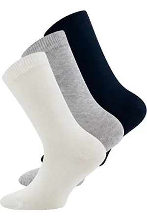 Ewers 3er-Pack Socken Uni GOTS - 3 Paar einfarbige Socken für Mädchen und Jungen, Bio-Baumwolle, GOTS zertifiziert, MADE IN EUROPE, , Größe 23-26