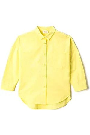 Koton Girl Oversized Shirt Single Pocket Detail Long Sleeve Cotton