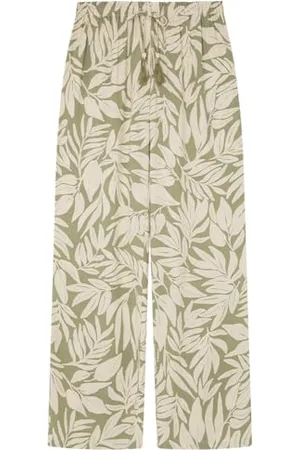 Women secret Damen Pantalón Viscosa Estampado Hojas Pyjama, , S