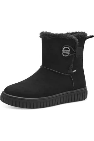 QS by s.Oliver Jungen Winterstiefel Gefüttert Wasserabweisend, (Black), 33 EU