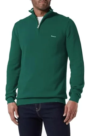 GANT Herren Cotton Pique Half Zip Pullover, , XXL