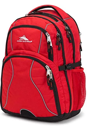 High Sierra Swerve Laptop-Rucksack, unisex, 53665-0924, Crimson/Black, Einheitsgröße