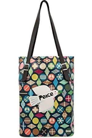 Dogo Vegane Damen Schultertaschen Umhängetaschen Tall Bag - Peace