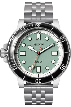 Nixon Unisex Analog Quarz Uhr mit Edelstahl Armband A1402-5235-00