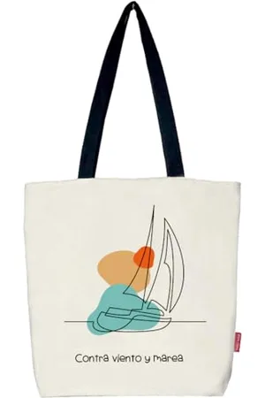Hello-Bags . Tragetasche mit Reißverschluss, Futter und Innentasche. Außen: 100% Baumwolle. Inklusive Kraft-Umschlag. Modell mit Windschutz, , L, Zeitgenössisch
