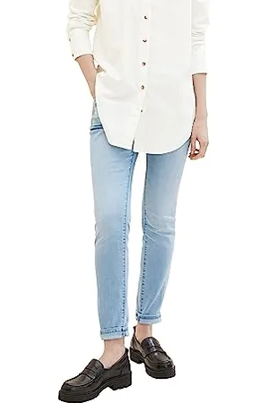 TOM TAILOR Damen 1036916 Tapered Relaxed Jeans, , 32W / 32L