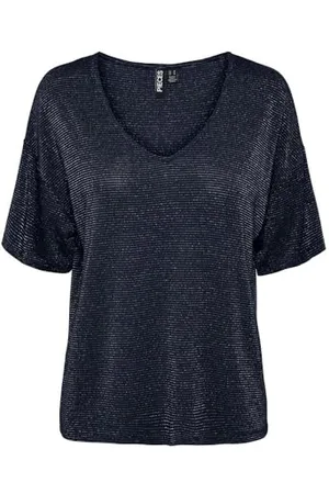 Pieces® Pcbillo Oversized Tee Lurex Stripes Noos