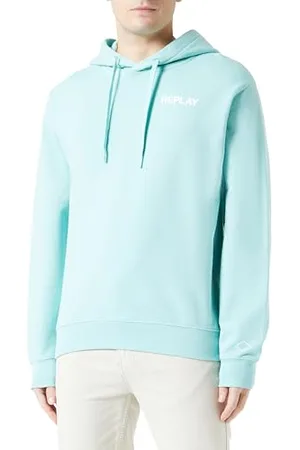 Replay Herren Hoodie mit Kapuze, (Grün), L