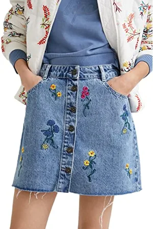 Desigual Womens FAL_Berna Rock, Blue, 44