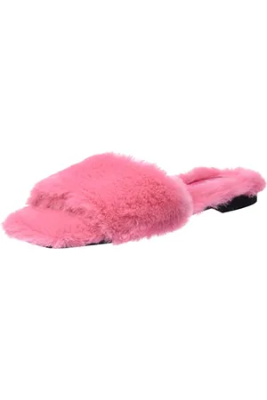 HUGO BOSS Damen Lola Slipper-Fur Hausschuh 41