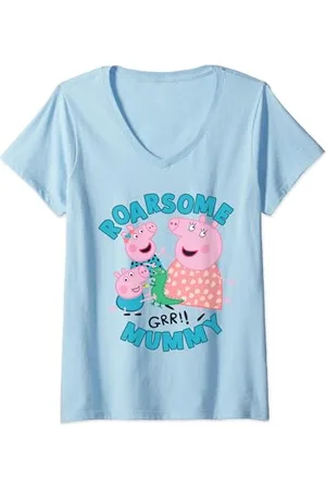 Peppa Pig Roarsome Mummy T-Shirt mit V-Ausschnitt