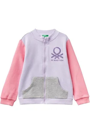 Benetton Mädchen und Mädchen Jacke M/L 3J70G502U Strickjacke, , 90