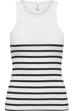 ONLY Damen Onlkenya Rib Stripe Tank Top Cs JRS, , L