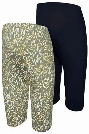 Mama;licious Damen Mllinnett Jrs Biker Shorts 2-p A., Schwarz, M
