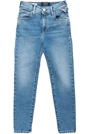 Replay Mädchen Jeans Nellie Skinny-Fit Hyperflex mit Stretch, Blau , 14 Jahre