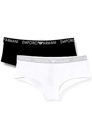 Emporio Armani Damen Bi-Pack Cheeky Pants Iconic Cotton Unterwäsche, , XL (2er
