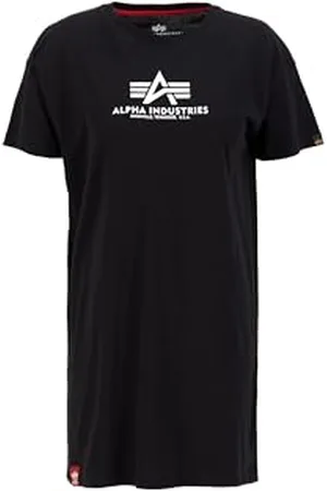 Alpha Industries Damen Basic T Long Wmn T-Shirt, Black, XS