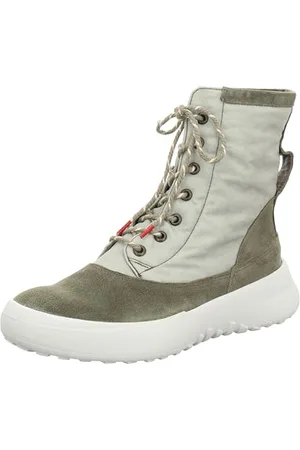 Think! Damen KUSABI nachhaltige Lodenfutter Stiefelette, 7000 Salbei/Kombi, 42 EU