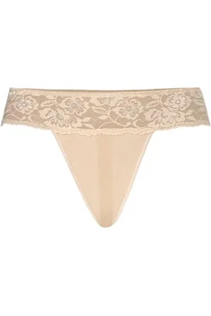 Teyli String Tanga Damen mit zarter Spitze verziert - Strings & Tangas für Damen aus Transparentem Mesh - Tanger (DE/NL/SE/PL, Alphanumerisch, XS, Regular, Petite, )