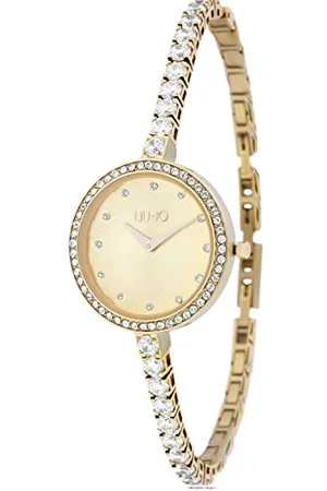 Liu Jo Damen Analog Quarz Uhr mit Edelstahl Armband TLJ1811