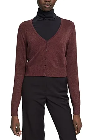 ESPRIT Damen 112EE1I310 Strickjacke, , M