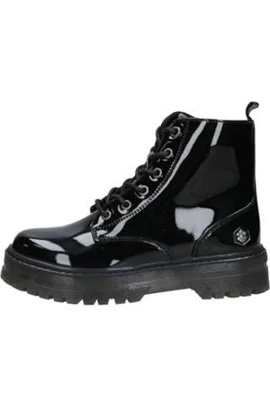 Lumberjack Jungen Mädchen Elinor Springerstiefel, Nero, 28 EU