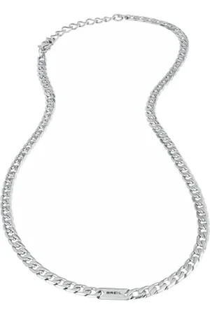 Breil Herrenhalskette GROOVY Kollektion TJ1980 - Edelstahl Schmuck mit Metallverschluss - 47 cm Länge