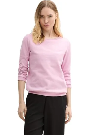 TOM TAILOR Damen Cosy Sweatshirt mit Raffärmeln, , L