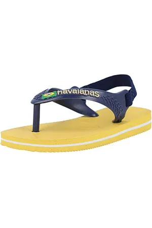 Havaianas Unisex Baby Brasil Logo II Flipflop, Goldgelb, 21 EU