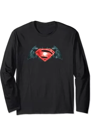DC Comics Originals Batman v Superman Industrial Logo Langarmshirt