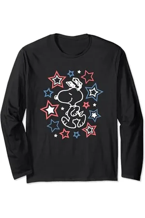 Peanuts Snoopy Stars Langarmshirt