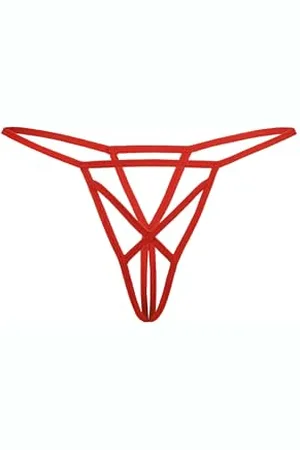 Teyli Damen Ouvert Tanga - Tanga String mit Streifen - String Tanga für die mutige Frau - Strings Damen