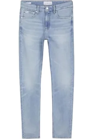 Calvin Klein Jeans Herren Jeans Slim Taper Skinny Fit, Blau (Denim Light), 34W / 32L