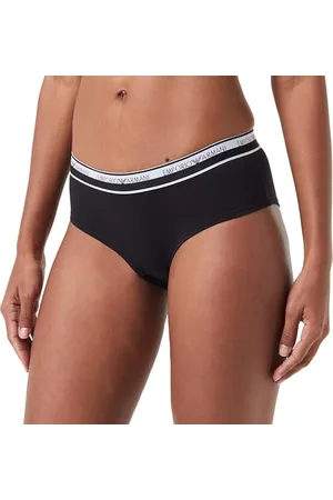 Emporio Armani Damen Stretch Cotton Logoband Cheeky Pants, , M