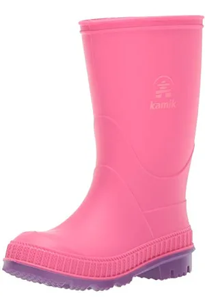 Kamik Mädchen Stomp Gummistiefel, Pink (Pink Pin), 24 EU
