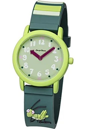 DUZZIDOO Unisex Kinder Analog Quarz Uhr mit Plastik Armband GRA001