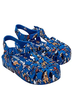 Melissa Jungen Mädchen Mini Possession Print + Mickey and Friends Bb Flache Sandale, , 21 EU