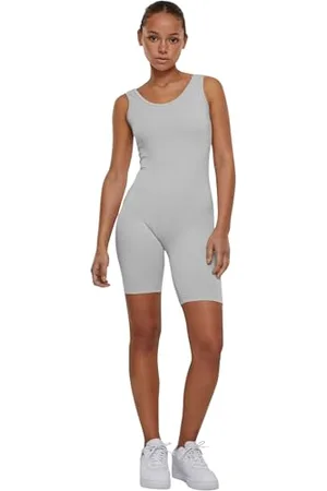 Urban classics Damen Traininganzug Ladies Organic Stretch Jersey Jumpsuit, Jumpsuit für Frauen, Bio-Baumwolle, , L
