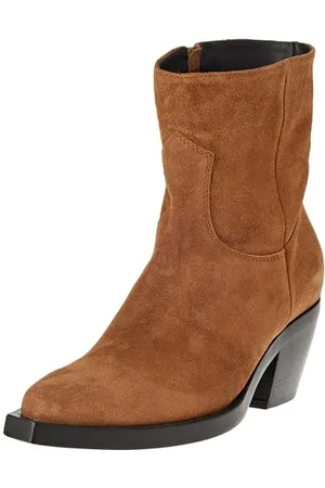 Pinko Damen Mozart Texano Suede Westernstiefel, , 39 EU