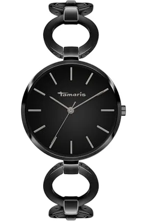 Tamaris Damen Analog Quarz Uhr mit Edelstahl Armband TT-0133-MQ