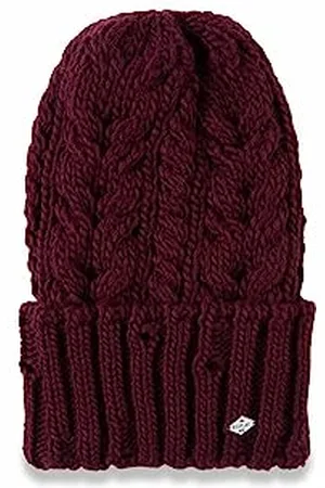 Replay Damen Mütze Strickmütze, (Rot), Onesize