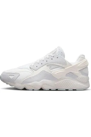 Nike Herren Air Huarache Runner Sneaker, Summit White/Metallic Silver-White, 40 EU