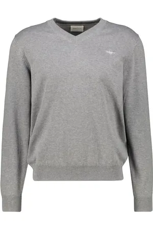 GANT Herren Classic Cotton V-neck KLASSISCHER BAUMWOLLPULLOVER MIT V-AUSSCHNITT, , 3XL EU